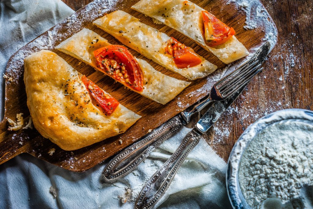 Eating like a local flatbread pizza