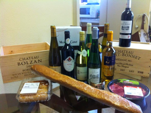 wine haul in apartment Baumholder Germany