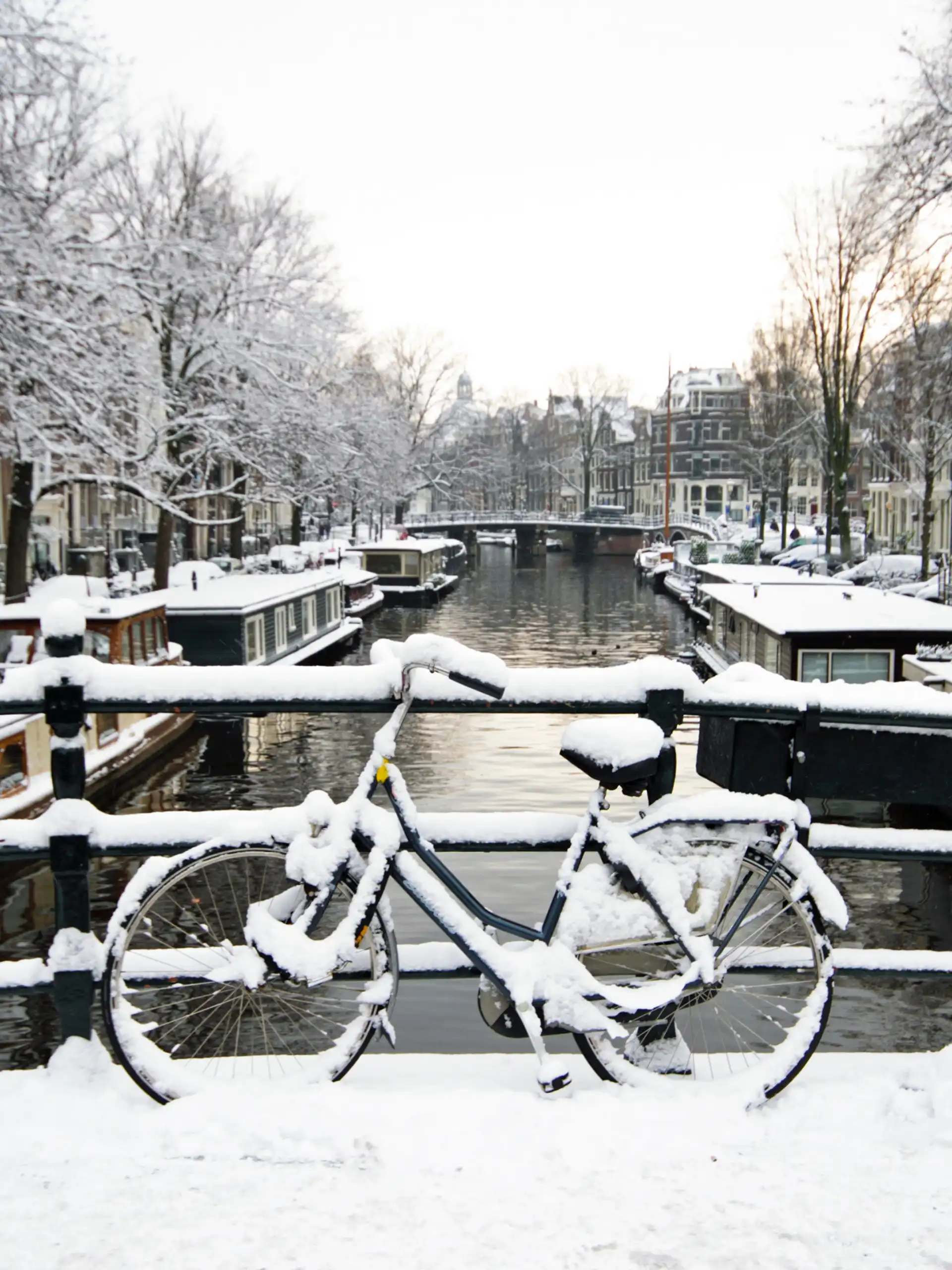 Amsterdam in the winter