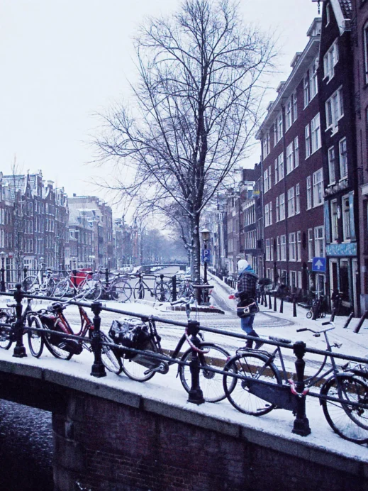 _in the winter Amsterdam