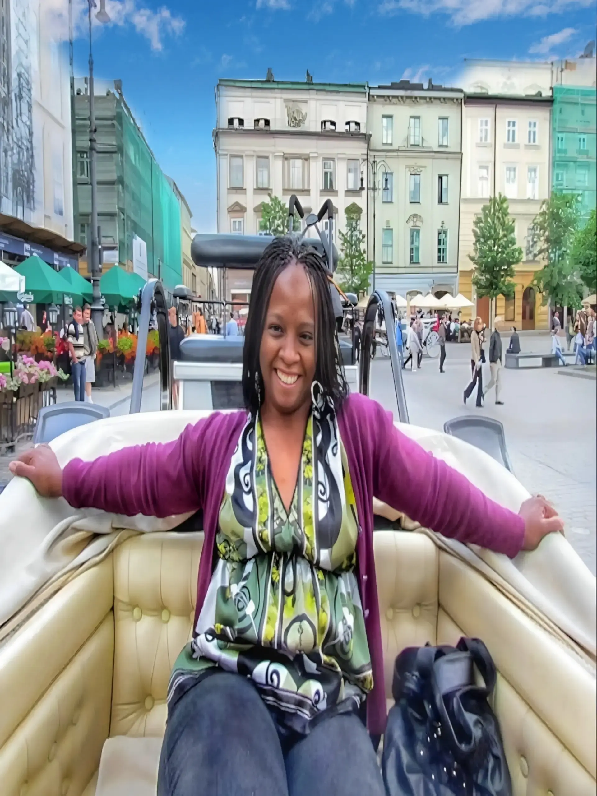 Stacey carriage ride Krakow Poland