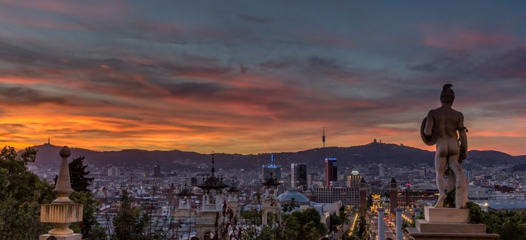 barcelona-at-sunrise