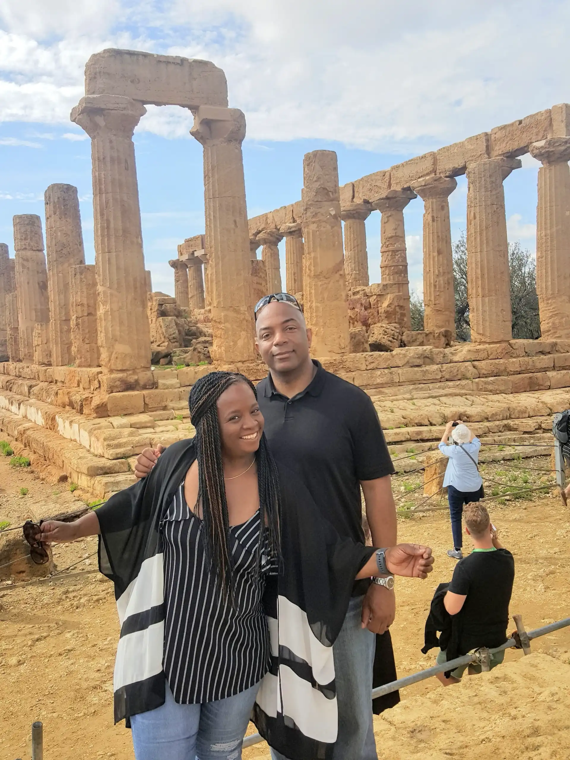 Stacey and Steven in Sicily