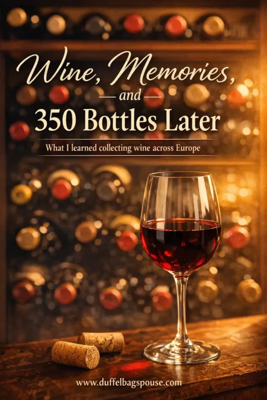 Wine, memories, and 350 bottles later