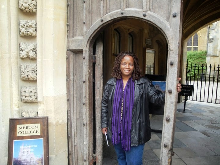 Door to merton College at Oxford University