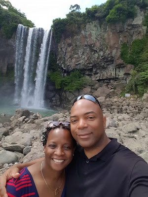 duffelbagspouse Jeju Island waterfall
