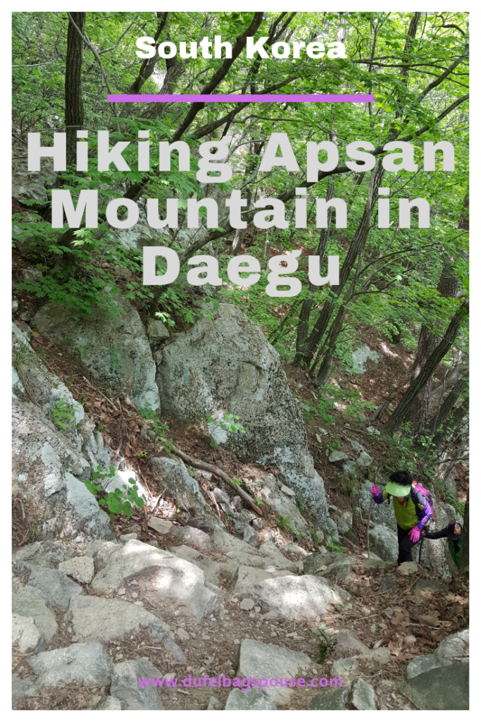 Hiking Apsan Mountain in Daegu
