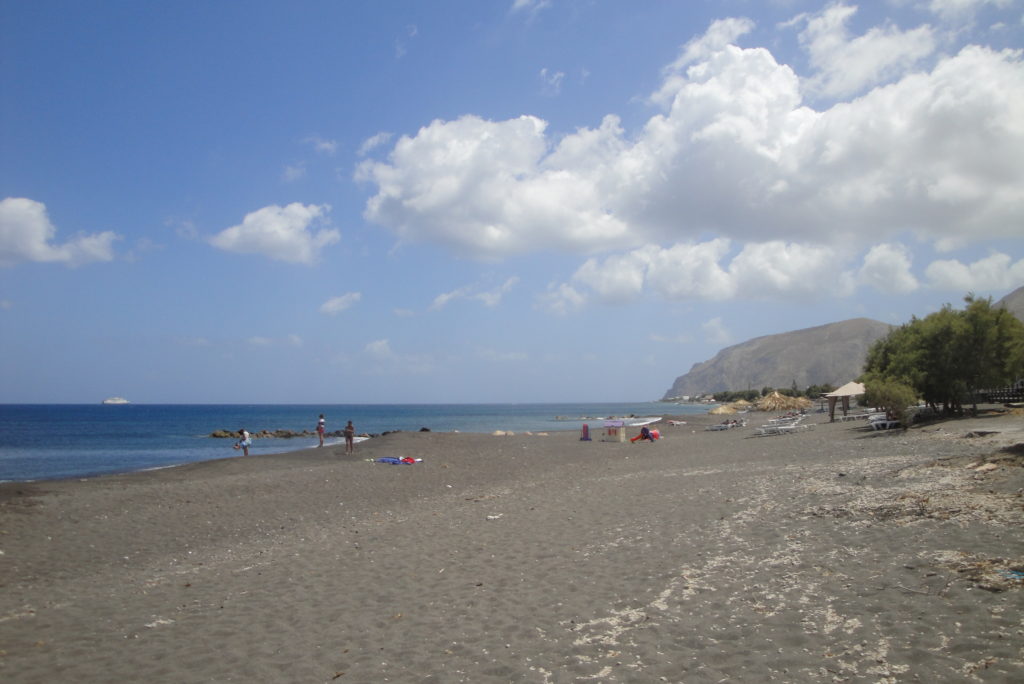 No Romance in Santorini Greece | Black Sand Beach 