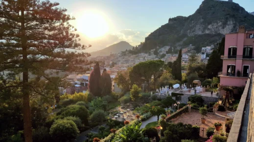 Weekend in Taormina, Villa Sant’Andrea, Mt Etna View