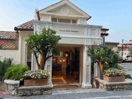 Weekend in Taormina, Villa Sant’Andrea entrance