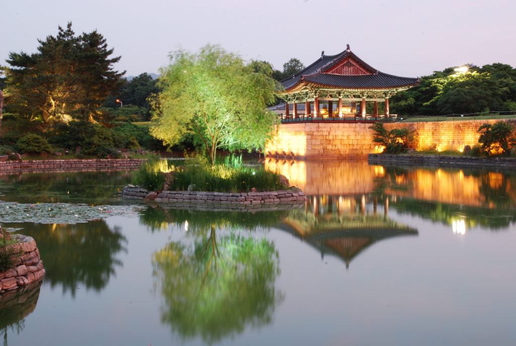 anapji ponds, silla dynasty, gyeongju, south korea, burial tombs, public parks, royal grounds, things to do in South korea, kid-friendly activities, islands in south korea