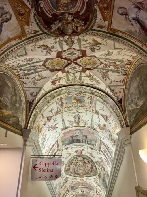 Cappella Sistina sign Rome Italy