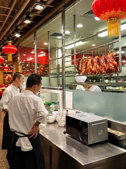 China, Roast Duck Kitchen in Lantern Light