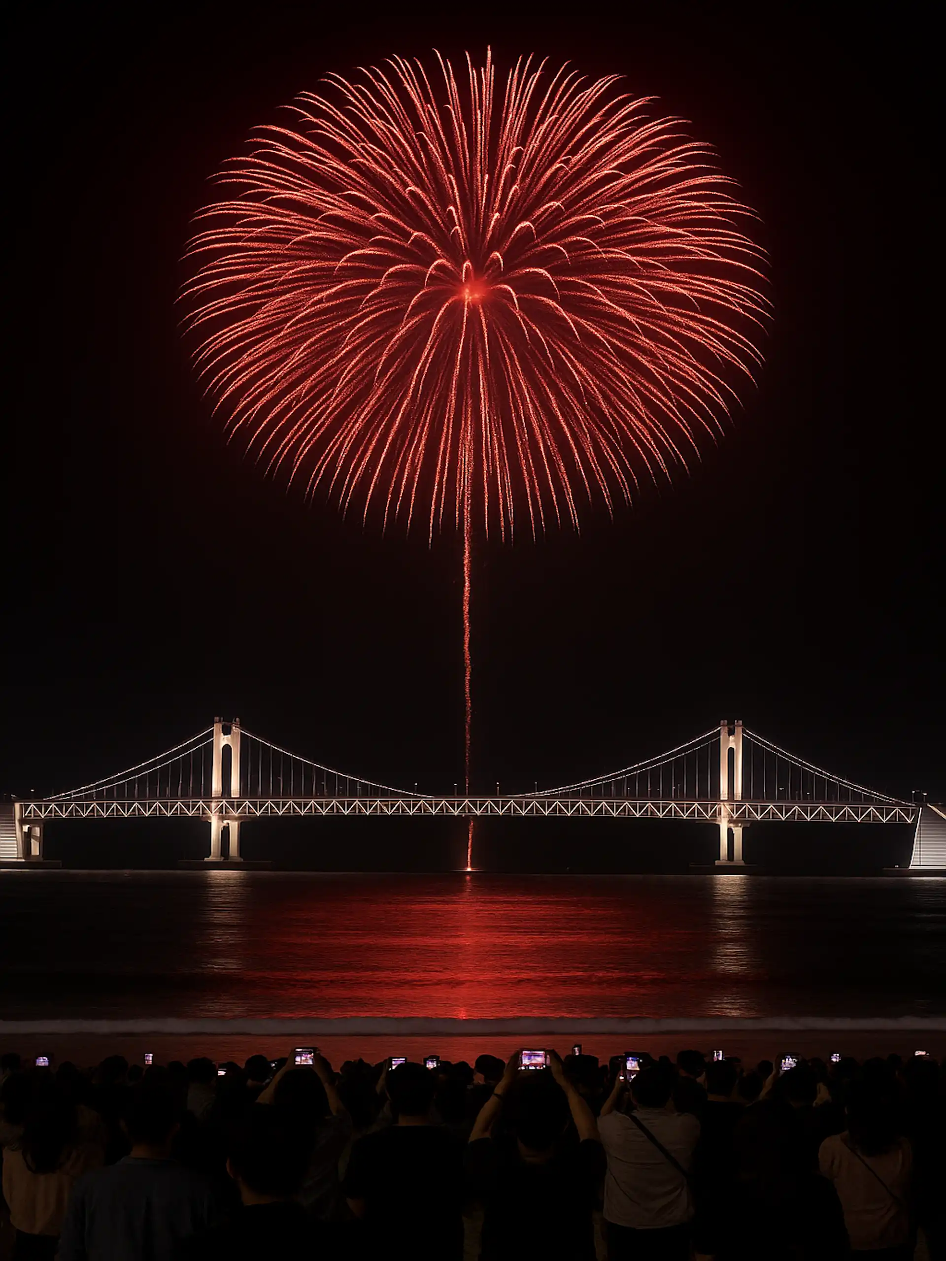 Busan Fireworks Festival, Gwangali Beach, winter festivals in South Korea