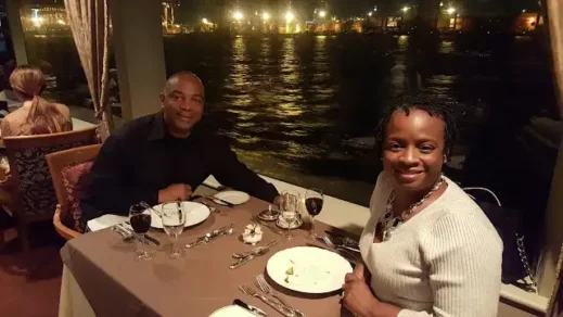 Steven and Stacey on Tokyo Dionner Cruise