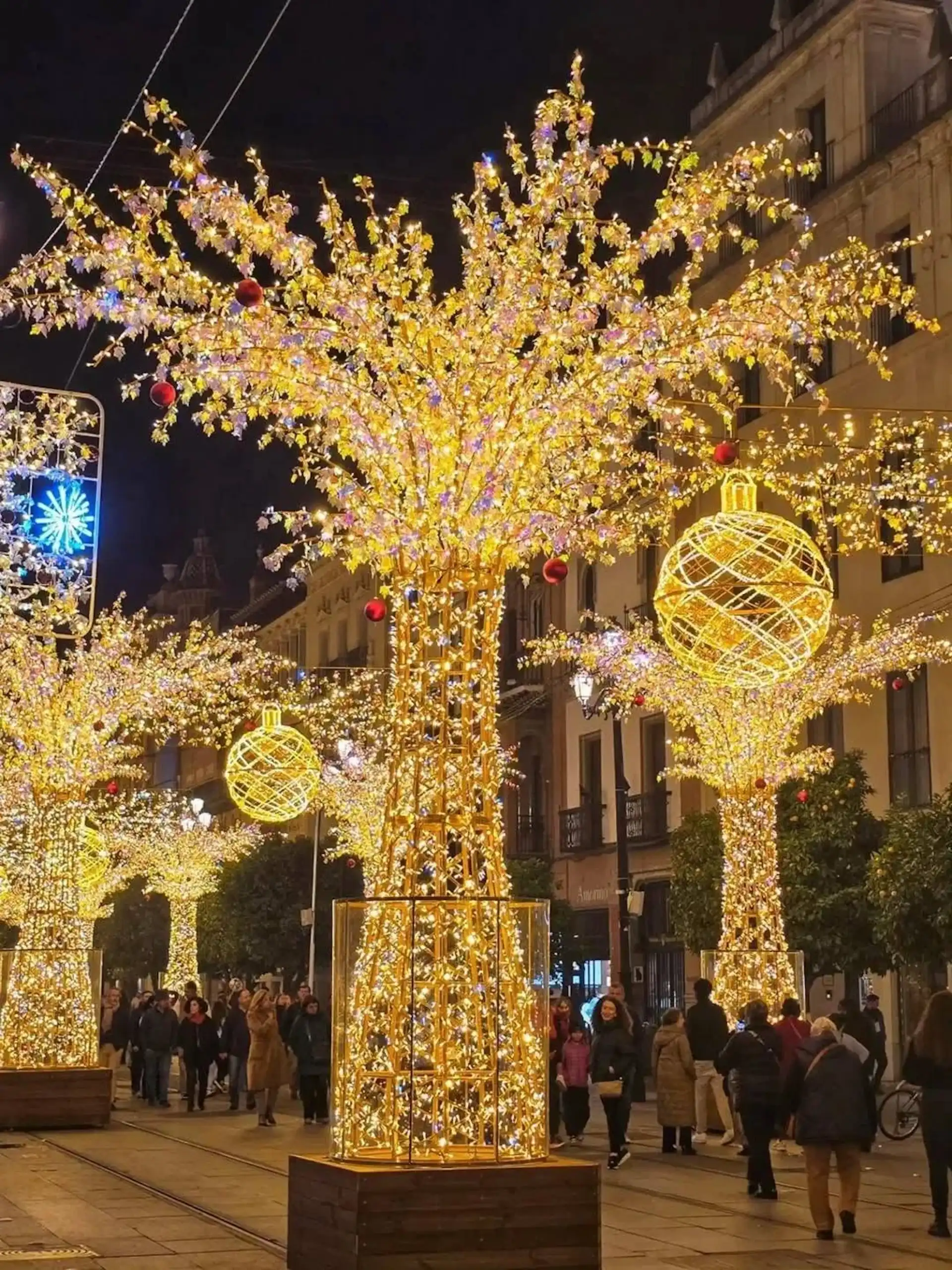 Chrfistmas Holiday in Seville, Spain