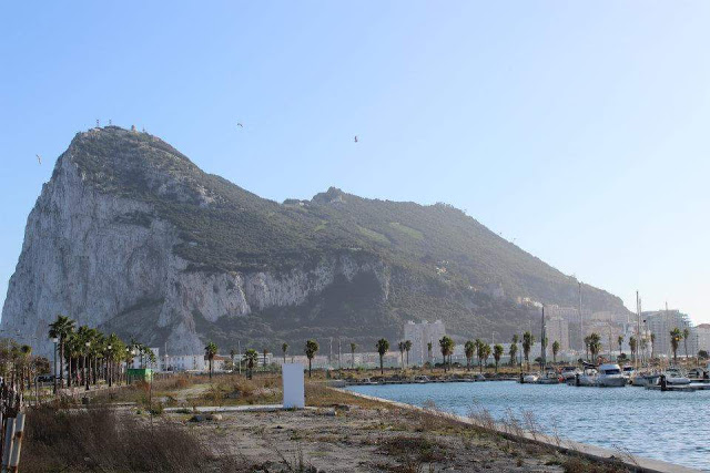 Gibraltar from the water