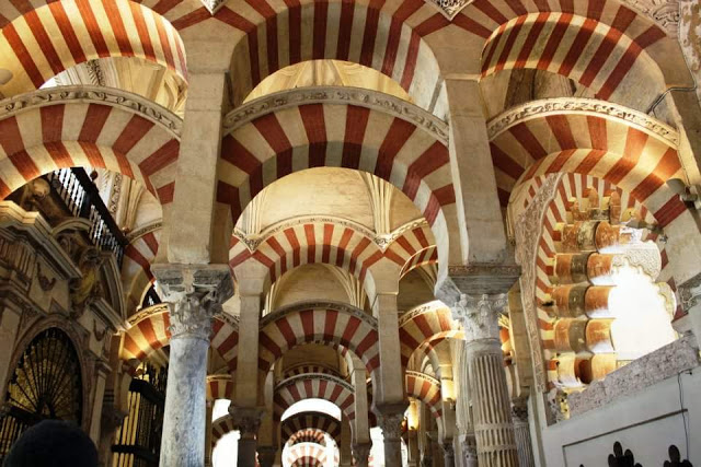 Christmas in Cordoba The Mezquita Arches