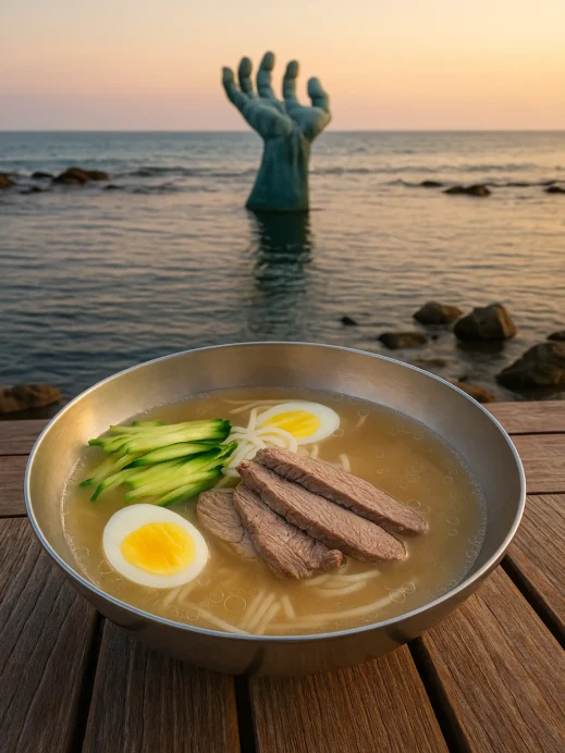 Homigot Sunrise Plaza, Tteokduk Soup w beef, New Years, South Korea