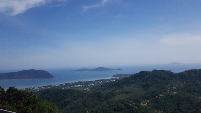 view of the bay at the Big Buddha, Phuket Thailand, Buddhist