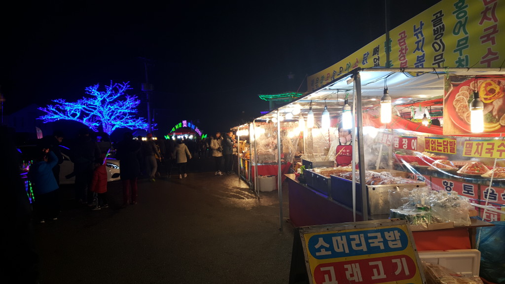food stalls Boseong Annual Light Festival 