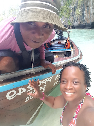 beautiful off-the-beaten-track- traveling while black in Maya Bay Thailand