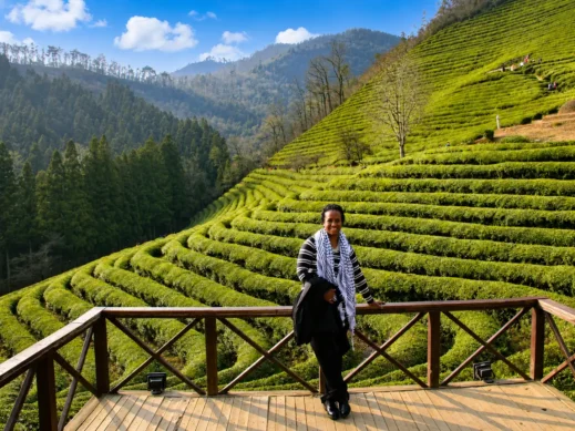 Stacey, Boseong Tea Fields, South Korea