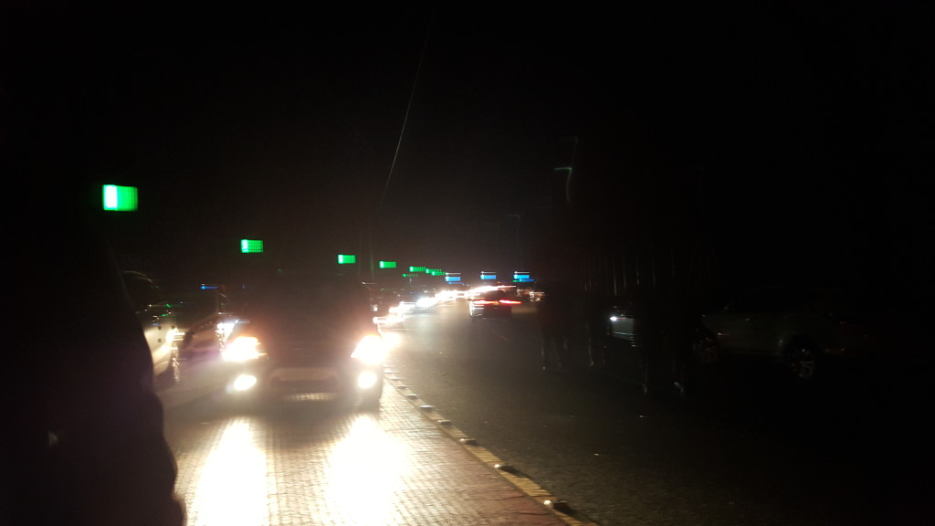 traffic madness the Boseong Annual Light Festival 