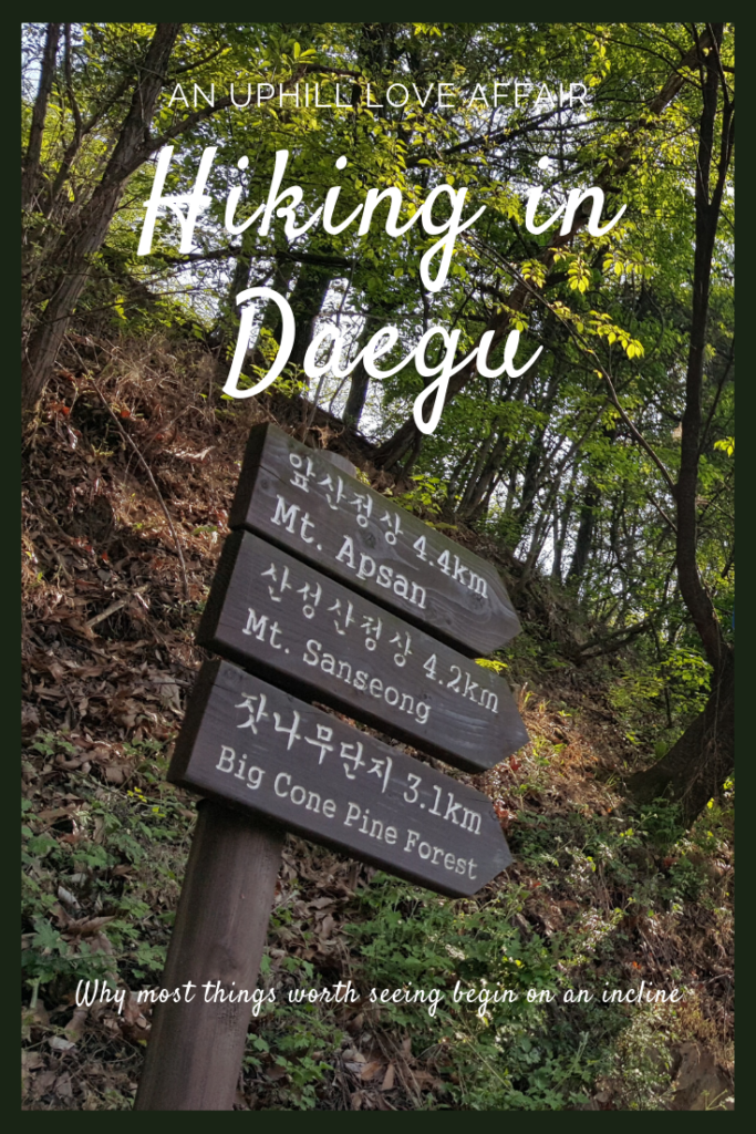 Hiking in Daegu South Korea