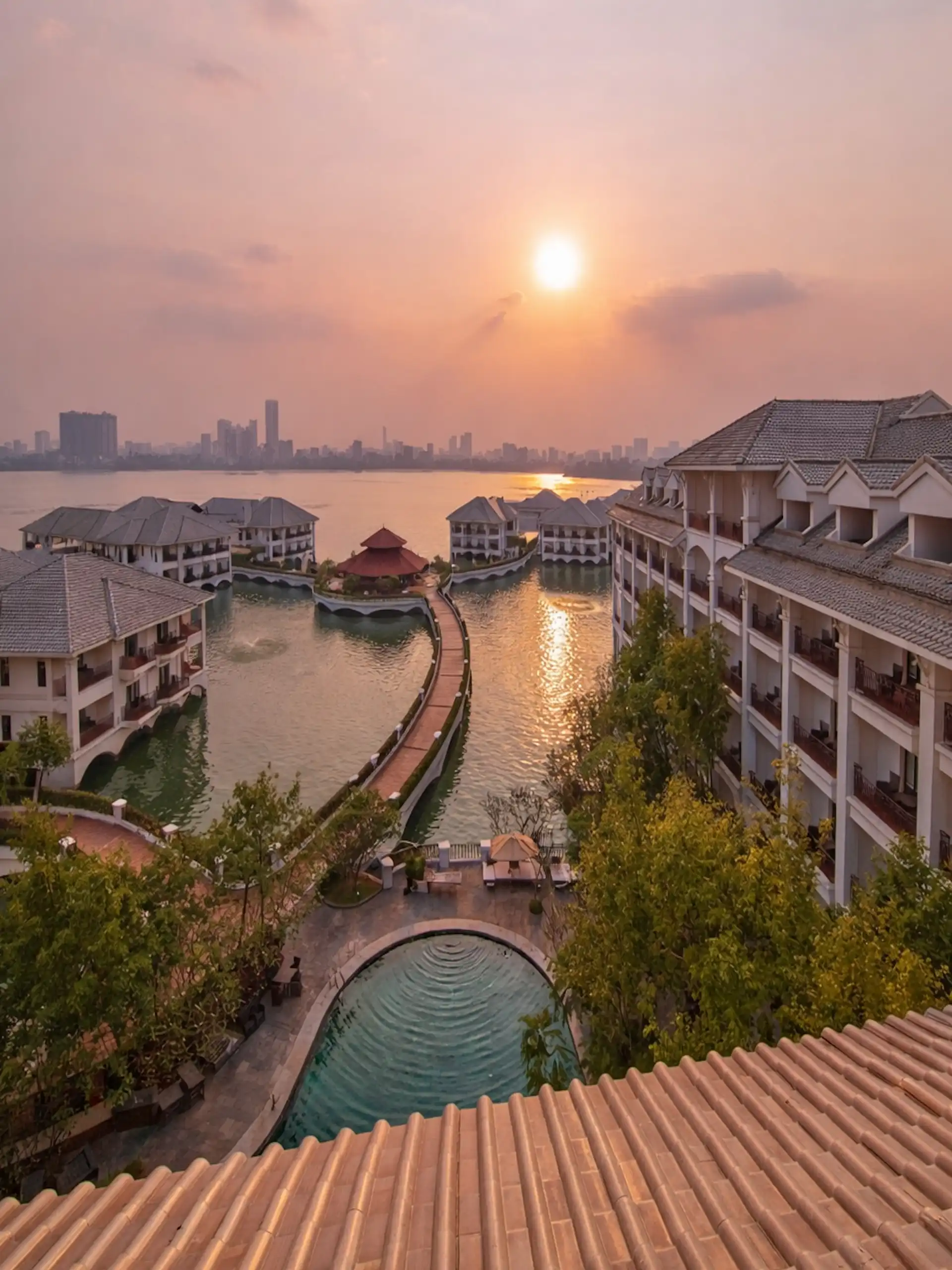 InterContinental Hanoi Westlake by IHG lake walks view