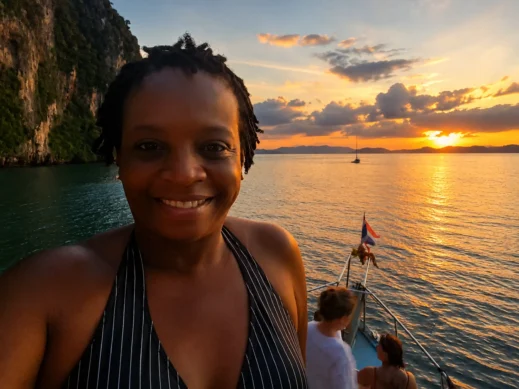 Pha Nga Bay, cruise, Thailand, sunset