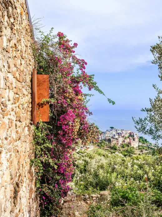 room with a view, Cinque Terra, old stone, windows, arch,Kish, Carolyn and me, Sostio a Levante Agriturismo, Cinque Terre, Italy,