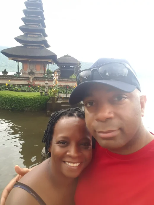 Steven, Stacey, Bali, Indonesia, temple