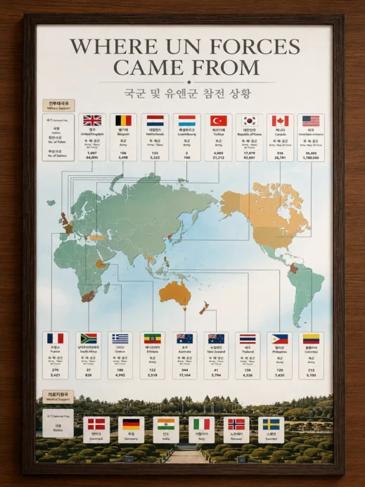 UNITED NATIONS MEMORIAL CEMETERY IN KOREA map