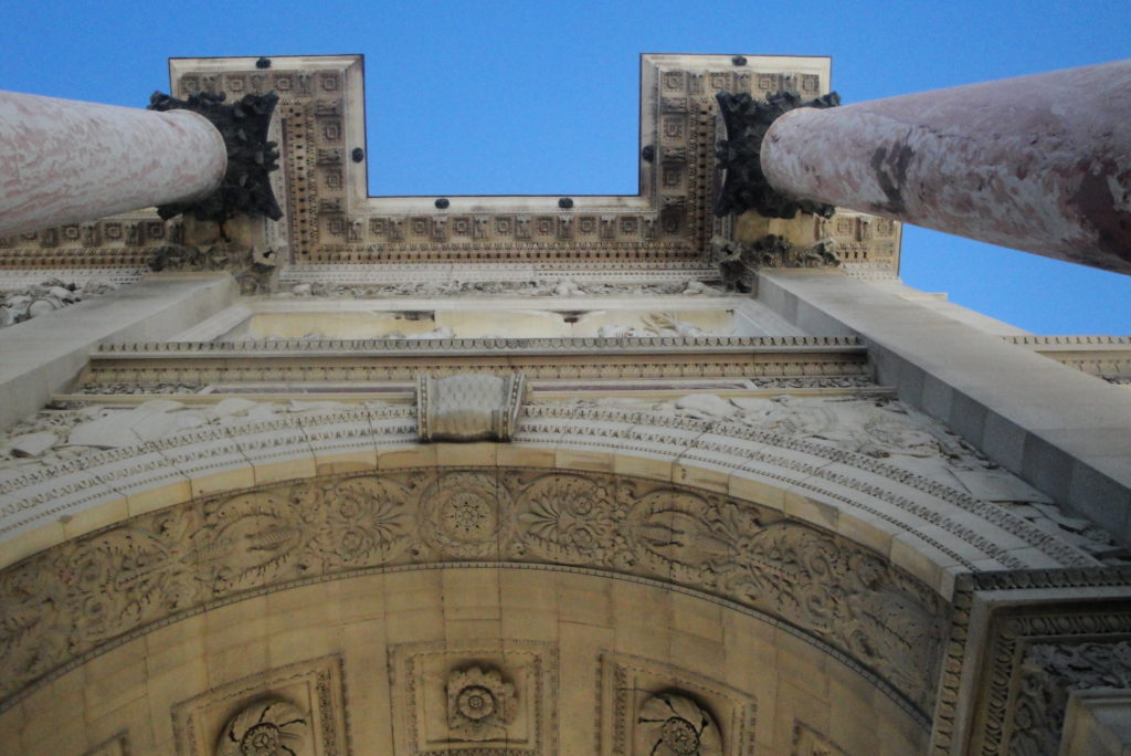 The ceiling of Arch Carousel in the Tuilleries Garden. The First Time I Saw Paris