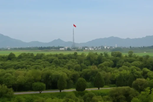 DMZ JSA Tour-travels-Propaganda-Village