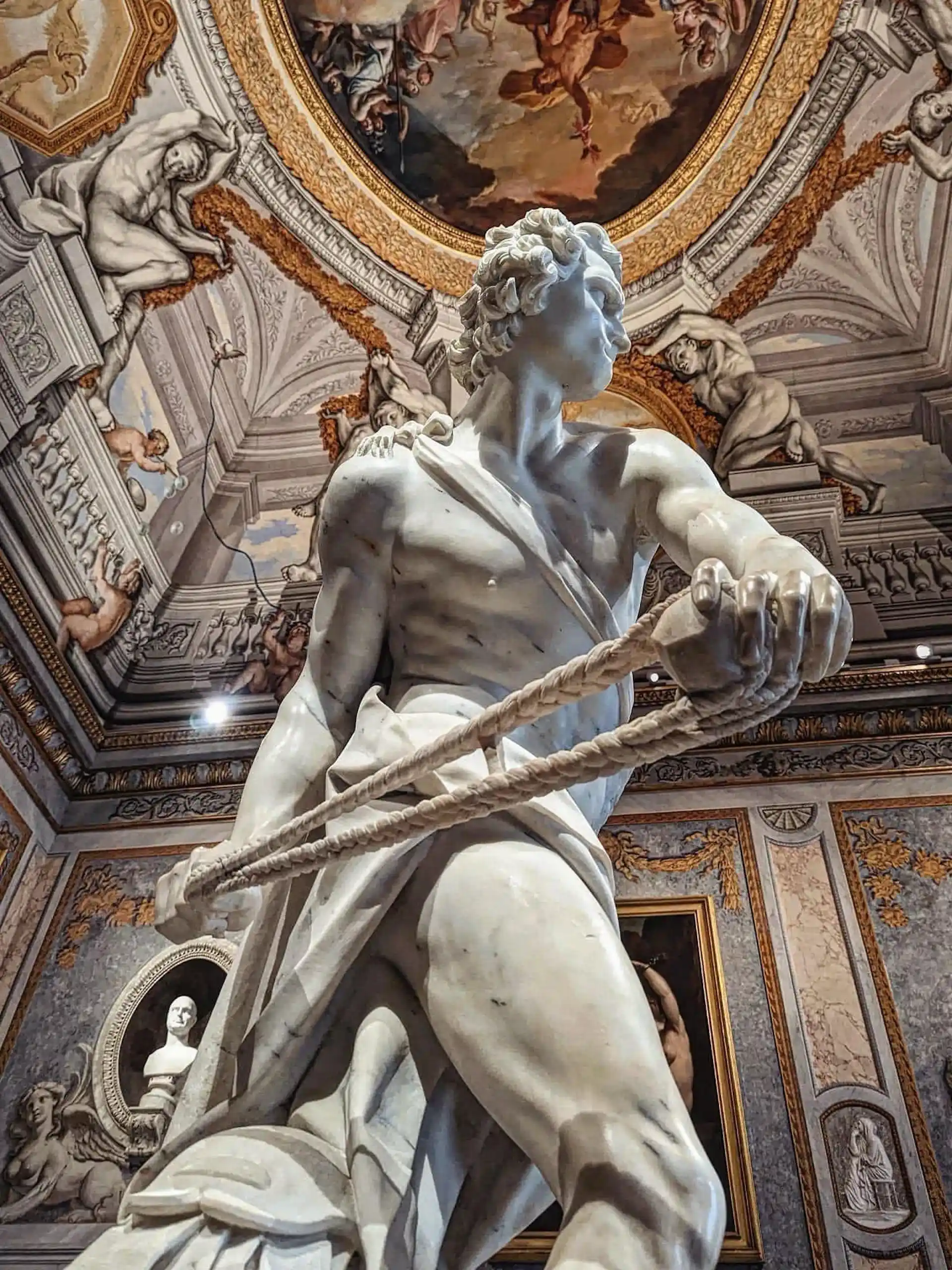 Gian Lorenzo Bernini, David statue, Borghese Museum