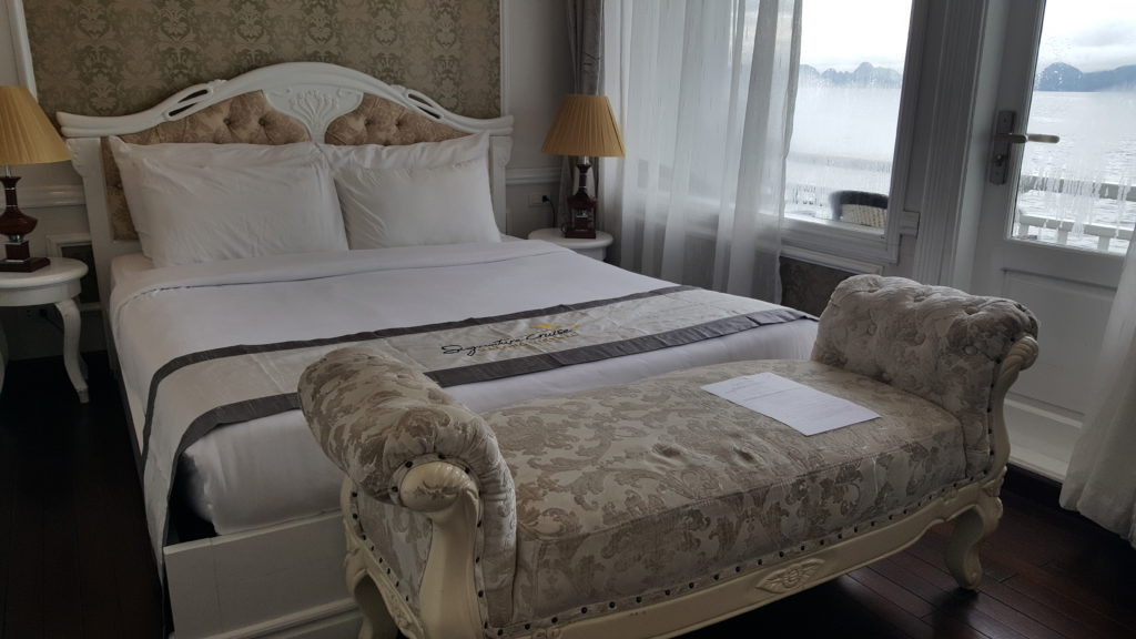 The Signature Cruises Senior Suite Halong Bay Senior Suite bed seating