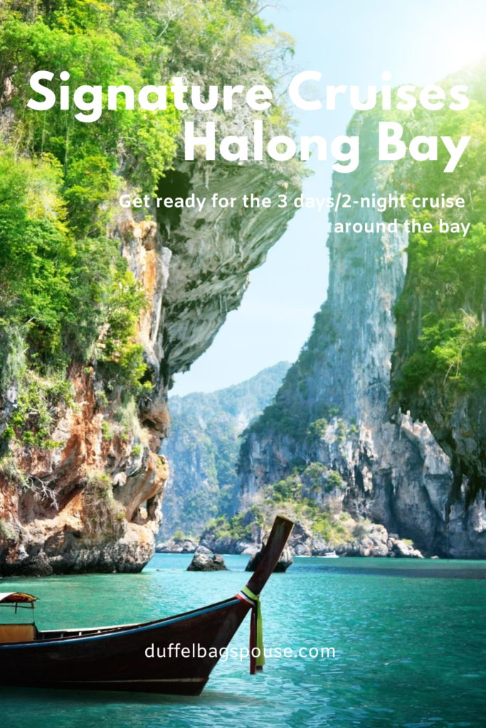 The Signature Cruises Senior Suite Halong Bay Senior Suite pinterest pin