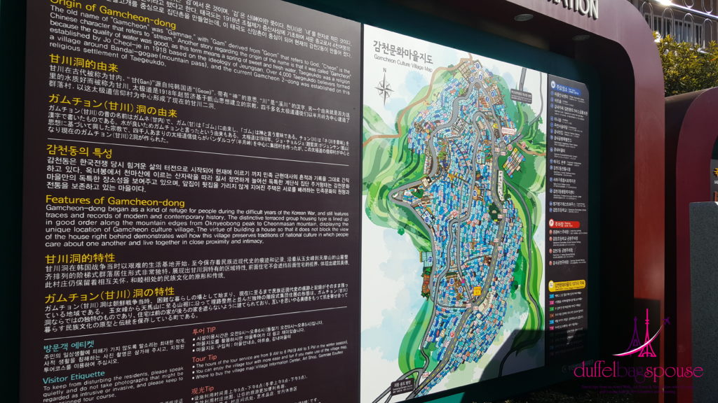 map Gamcheon Cultural Village