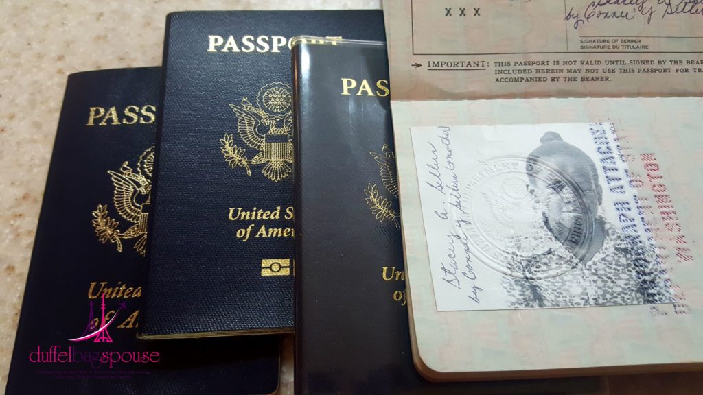 My first and technically second passport. The first one I was a baby sitting on my mom's lap. And even with this one I was not legally able to sign it myself. My mommy had to sign it for me.
