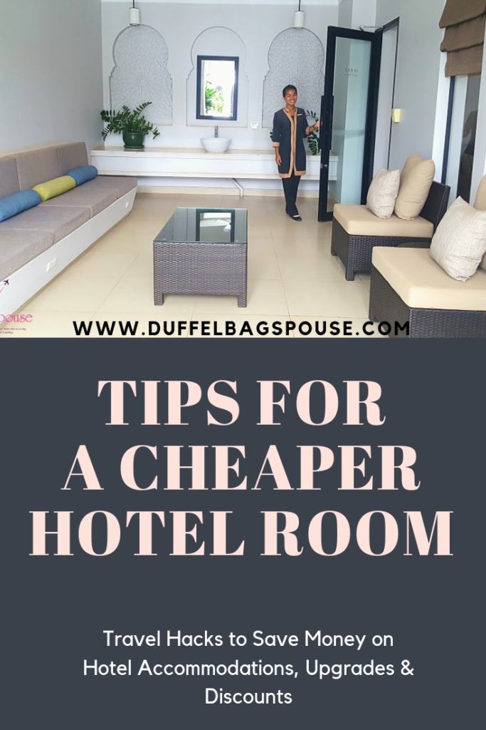 tips for a cheap hotel room