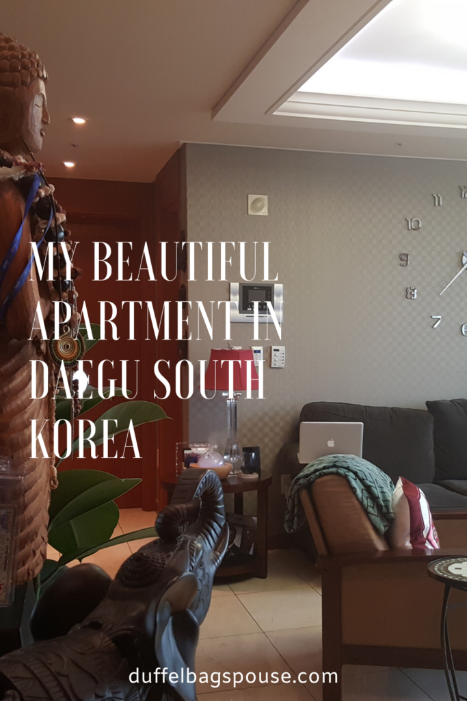 My Little Apartment in Daegu South Korea