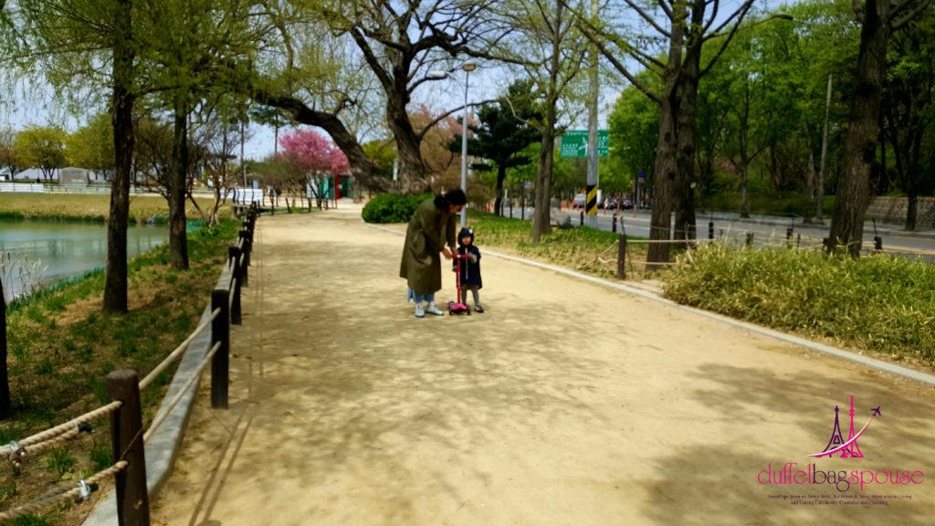 Suseong Lake dirt path