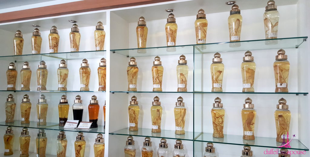 Yangnyeongsi Museum of Oriental Medicine herb jars