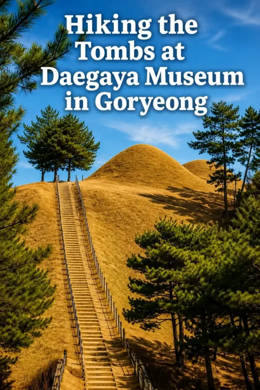 Hiking the Tombs at Daegaya Museum in Goryeong