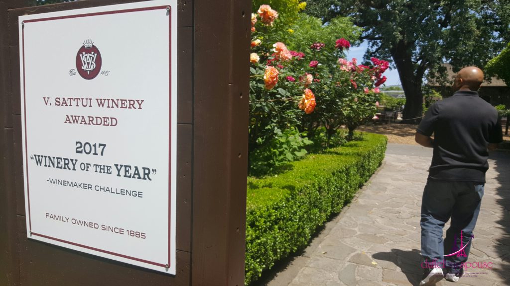 V. Sattui Winery Napa Valley Sign