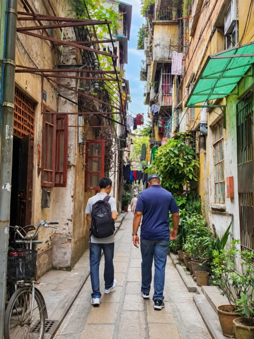 Steven, walking tour, Guangzhou, China