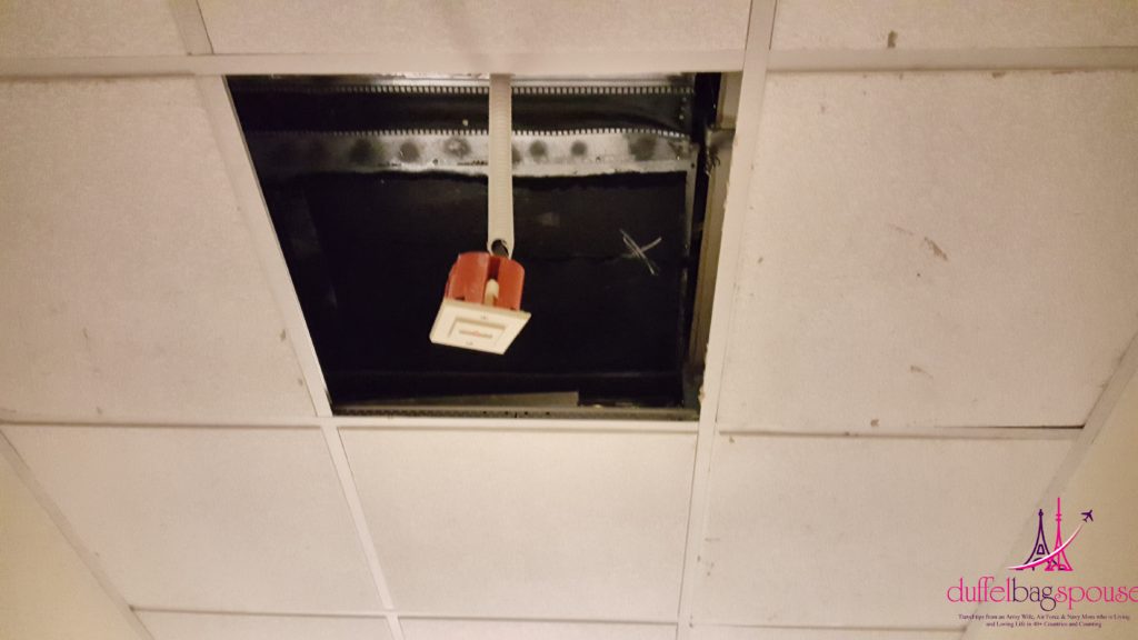 ceiling panel Mountain Lodge on Aviano AFB Veneto Italy