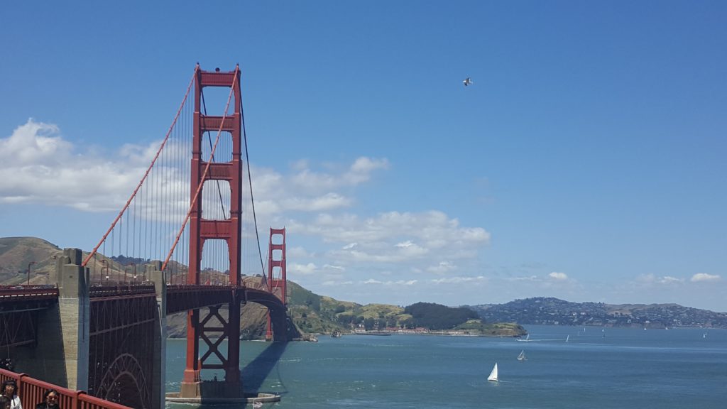 Drive across the Golden Gate Bridge